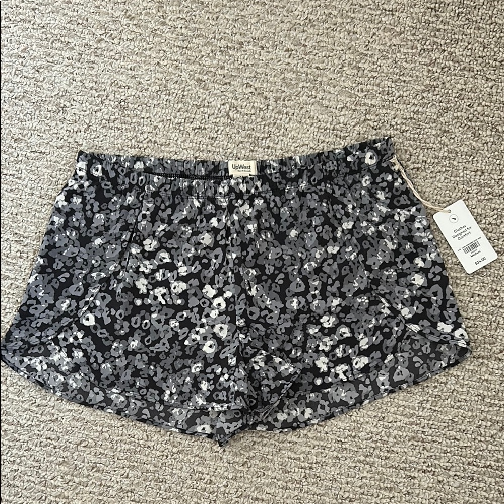 UpWest silky pajama shorts NWT